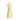 Vase bouteille en porcelaine n° 8 jaune frais