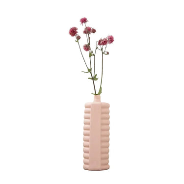 vase bouteille en porcelaine n° 10 rose