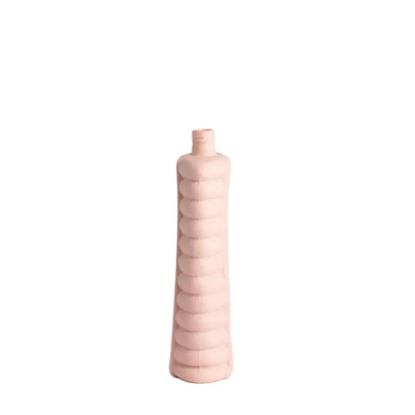 vase bouteille en porcelaine n° 10 rose