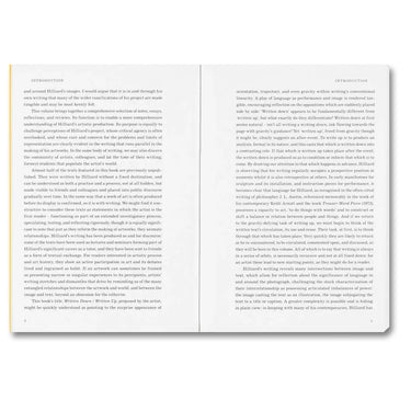 Written Down / Written Up: Selected Writings of John Hilliard
