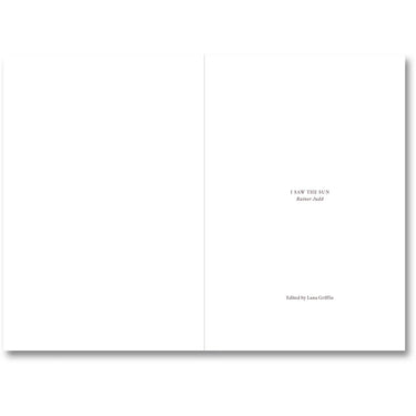 I Saw the Sun - Rainer Judd