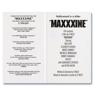 MaXXXine : Le roman